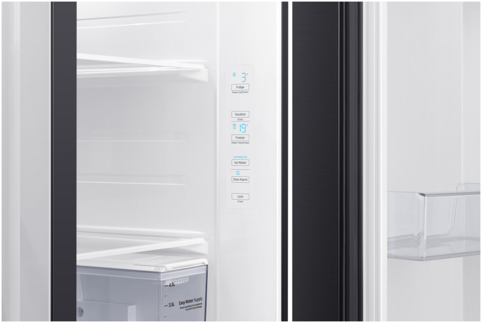 Холодильник side by side Samsung RS64R5331B4/WT