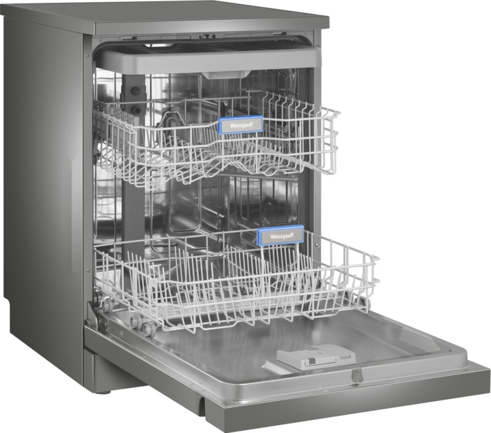 Посудомоечная машина Weissgauff DW 6038 D Dual Wash Silver