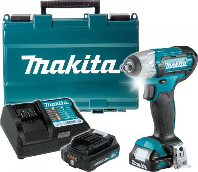 Гайковерт Makita TW140DWAE (с 2-мя АКБ)