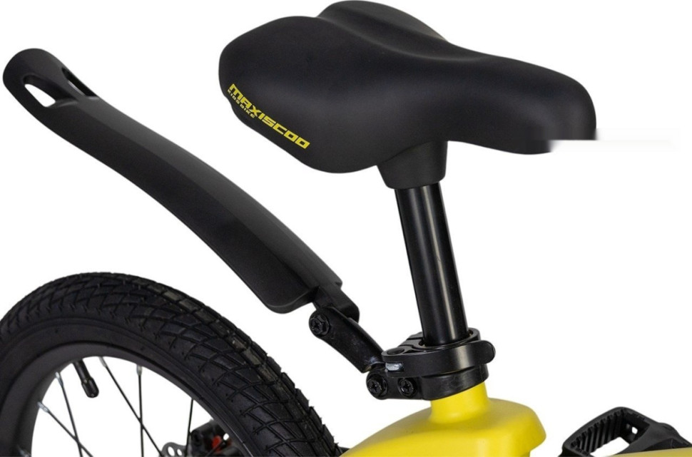 Детский велосипед Maxiscoo Cosmic Стандарт 16 2025 MSC-C1641 (желтый матовый)
