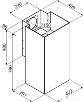 Вытяжка Maunfeld Bath 402 (черный)