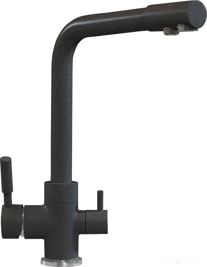 Смеситель Polygran Высокий Дуо (черный 16)