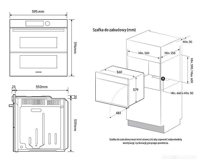 Духовой шкаф Samsung NV7B4245VAK