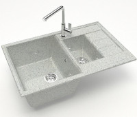 Кухонная мойка Marrbaxx 210/Q10 F210Q010 (светло-серый)