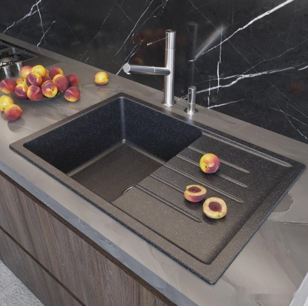 Кухонная мойка Mixline ML-GM19 551982 (черный)