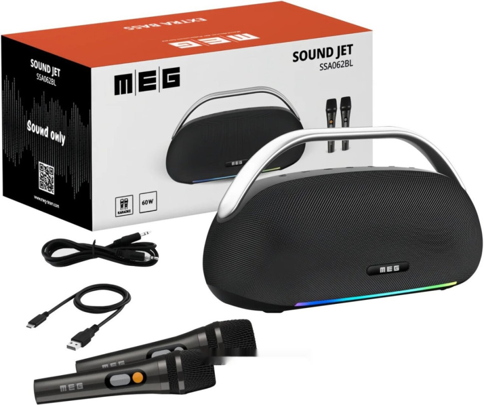 Портативная акустика MEG Sound Jet SSA062BL