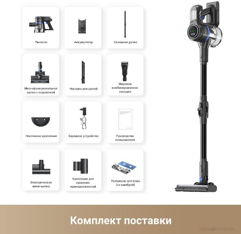 Пылесос Trouver Cordless Vacuum Cleaner J30 VJ12A (международная версия)
