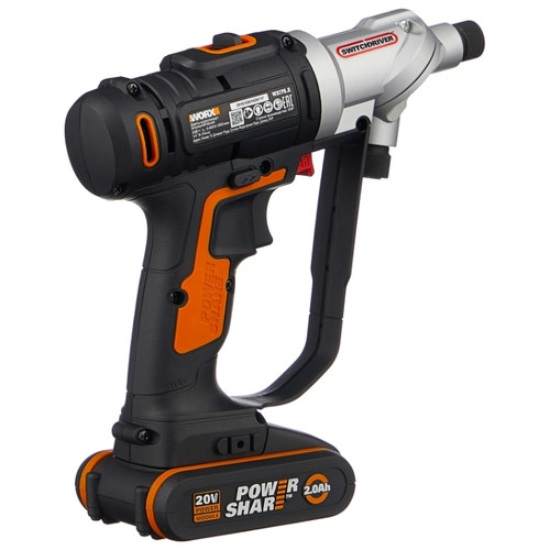 Аккумуляторная дрель-шуруповерт Worx WX176.2 2.0Ач х1 кейс 30 Н·м
