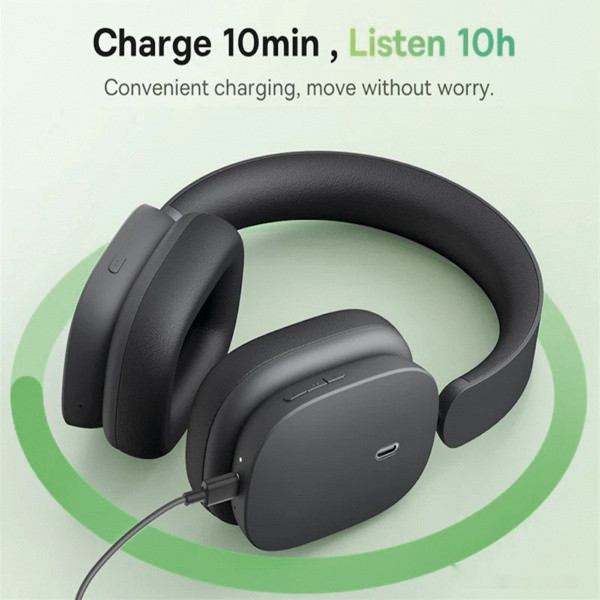 Наушники Baseus Bowie H1 (бежевый)