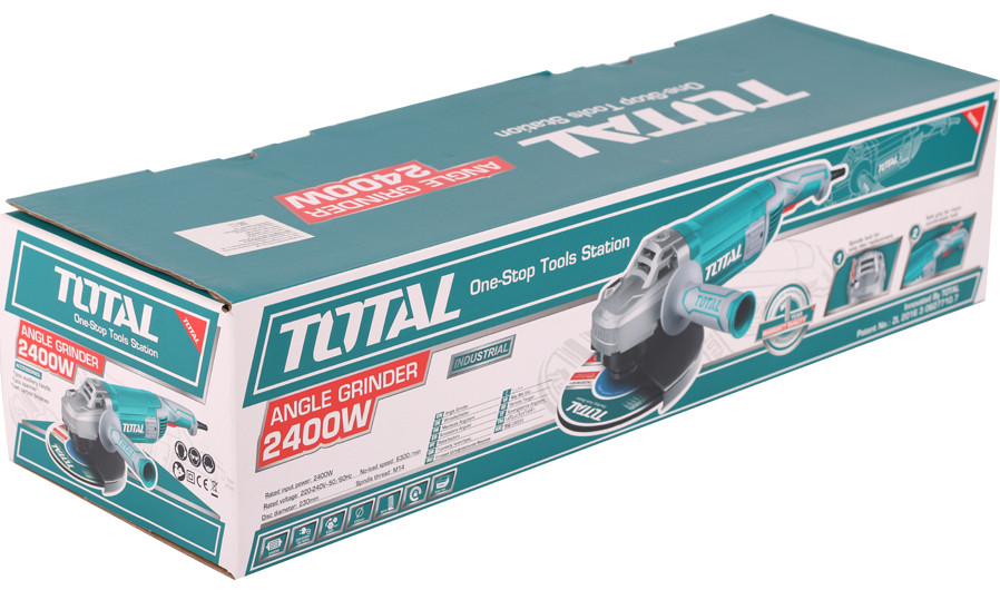 Угловая шлифмашина Total TG1252306