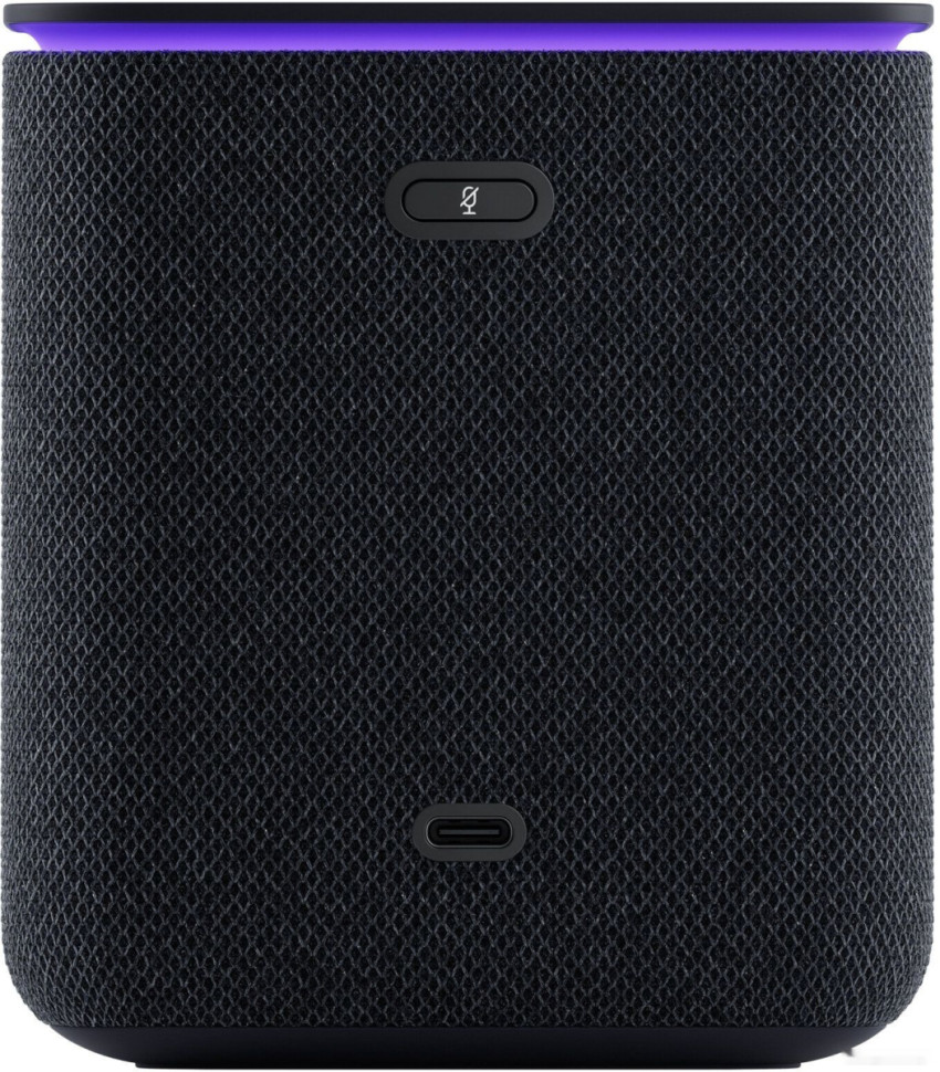 Умная колонка Яндекс Станция Миди (черный)