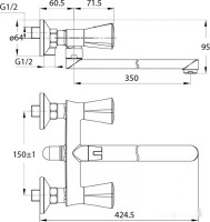 Смеситель IDDIS Bounce BOUSBL2i10WA