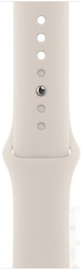 Умные часы Apple Watch SE 2 44 мм (алюминиевый корпус, звездный свет/звездный свет, спортивный силиконовый ремешок M/L)