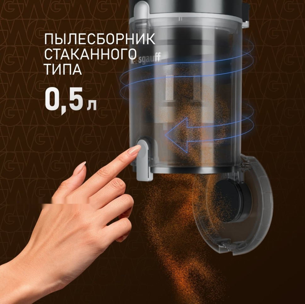 Пылесос Weissgauff V12 BLDC 400 Nero Turbo