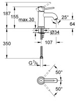 Смеситель Grohe BauClassic 23162000