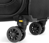 Чемодан-спиннер Solier STL2240 (M, черный/красный)