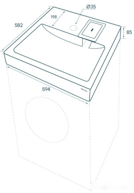 Умывальник Paulmark Welt PM730431