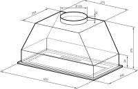 Вытяжка LEX Hyper 600 GS WH