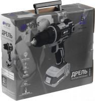 Дрель-шуруповерт HIPER HCD18C KIT (с 2-мя АКБ, кейс)