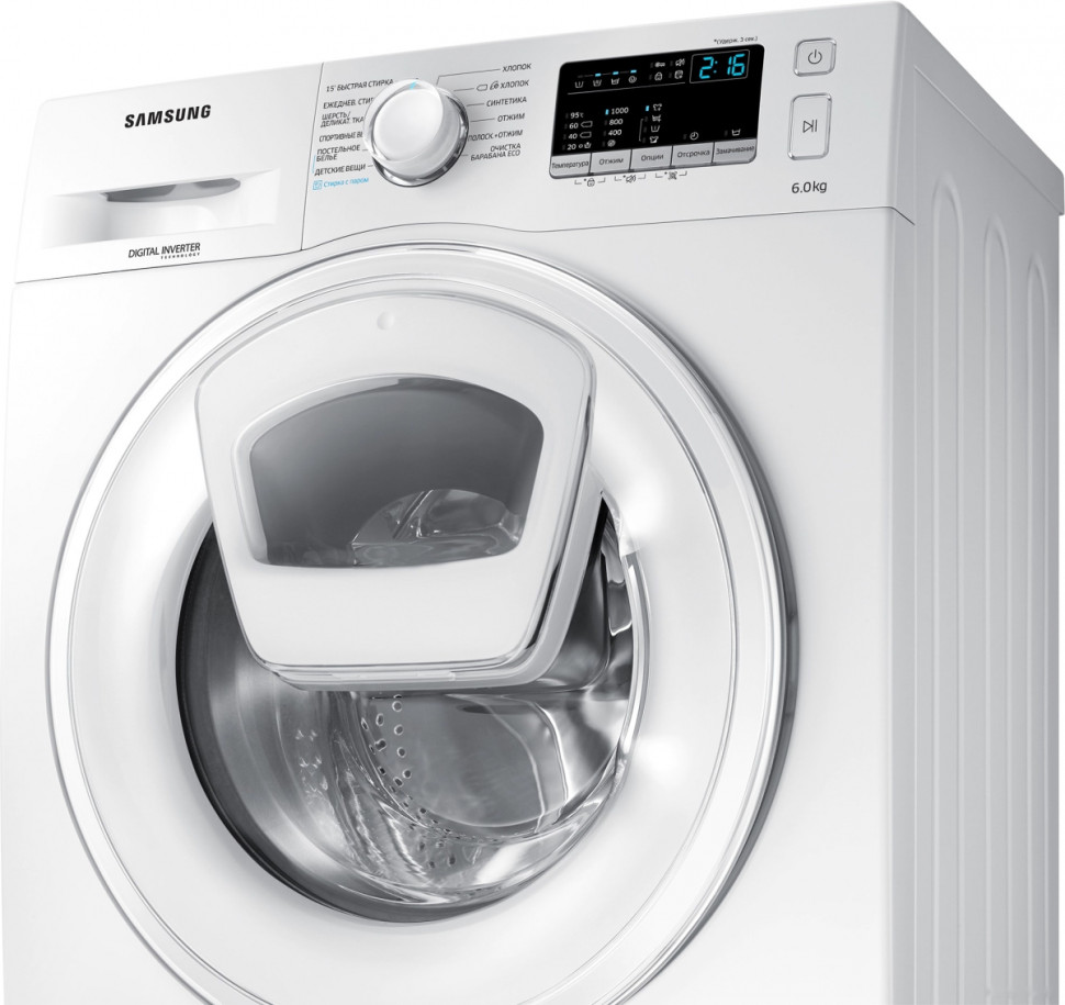 Стиральная машина Samsung WW60K40G08WDLP