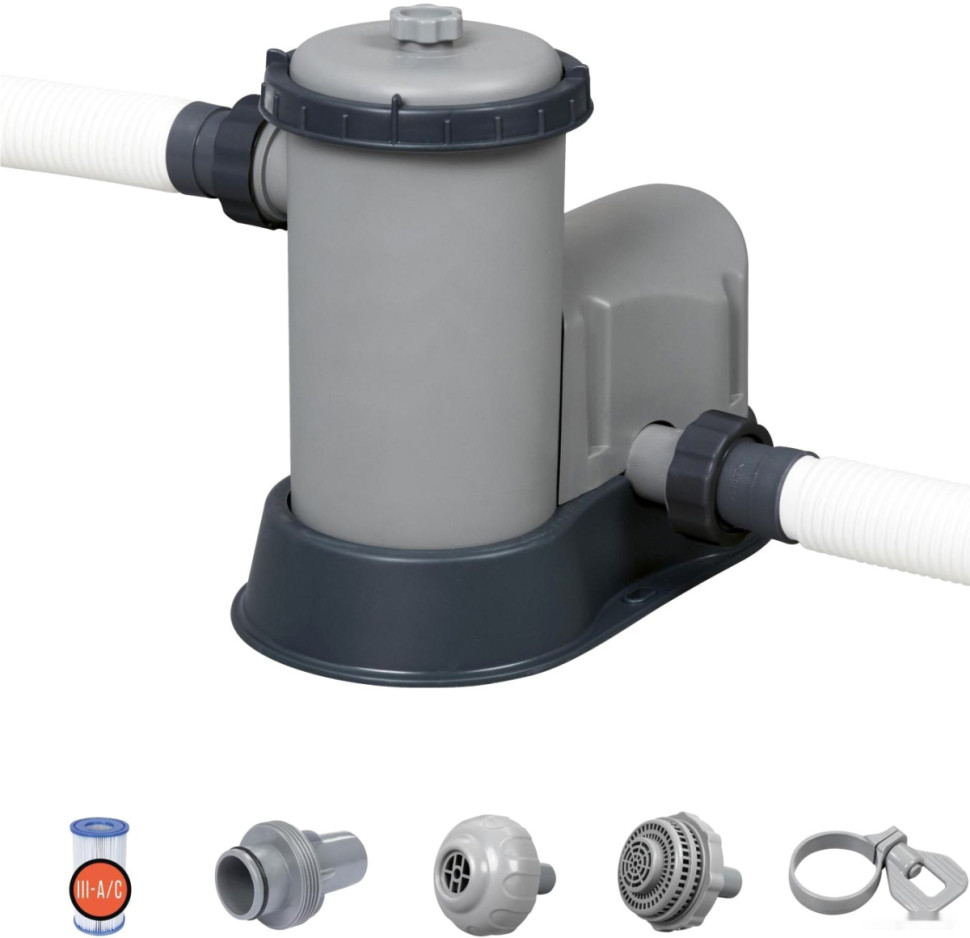 Аксессуары для бассейнов Bestway Картриджный фильтр-насос 5678 л/ч 58389