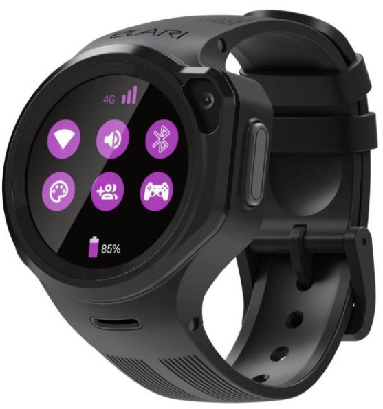 Умные часы Elari KidPhone 4GR (черный)