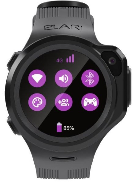 Умные часы Elari KidPhone 4GR (черный)