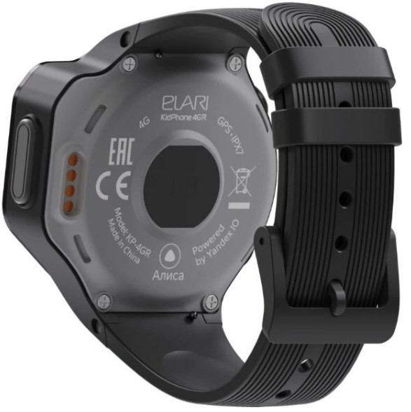 Умные часы Elari KidPhone 4GR (черный)