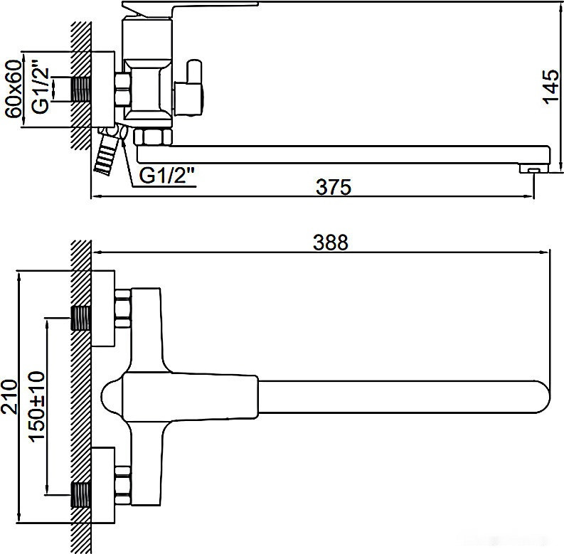 Смеситель Ledeme L2278