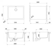 Кухонная мойка Schock Greenwich 60 магнолия