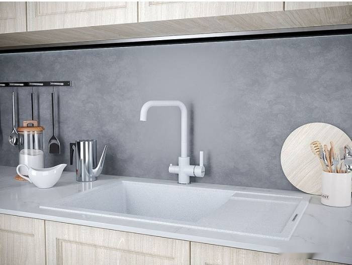 Смеситель Paulmark Logas Lo213021-310 (серый)