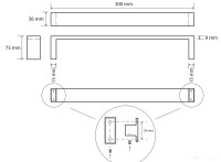 Держатель для полотенца Bemeta Gamma 145804012