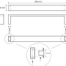 Держатель для полотенца Bemeta Gamma 145804012