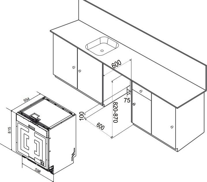 Посудомоечная машина Weissgauff BDW 6026 Infolight