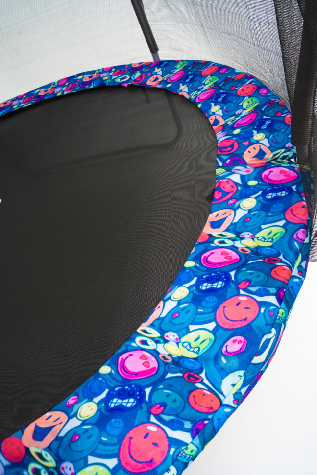 Батут Calviano Outside Master Smile 312 см - 10ft (внешняя сетка, с лестницей)