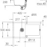 Кухонная мойка Grohe K500 50-C 86/50 1.0 31644AP0 (черный гранит)