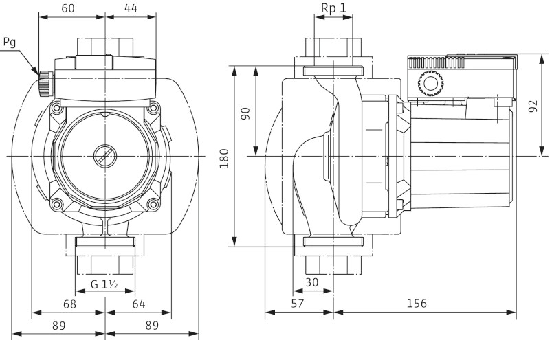 Циркуляционный насос Wilo TOP-S 25/13 (1~230 V, PN 10)