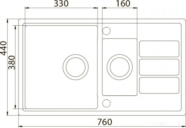 Кухонная мойка Zorg ECO 4 (песочный)