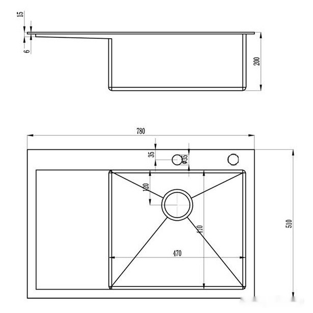 Кухонная мойка Zorg RX-7851-R