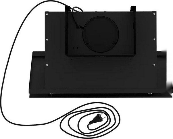 Вытяжка Elikor Коралл 50П-430-К3Д 266399 (черный/черное стекло)