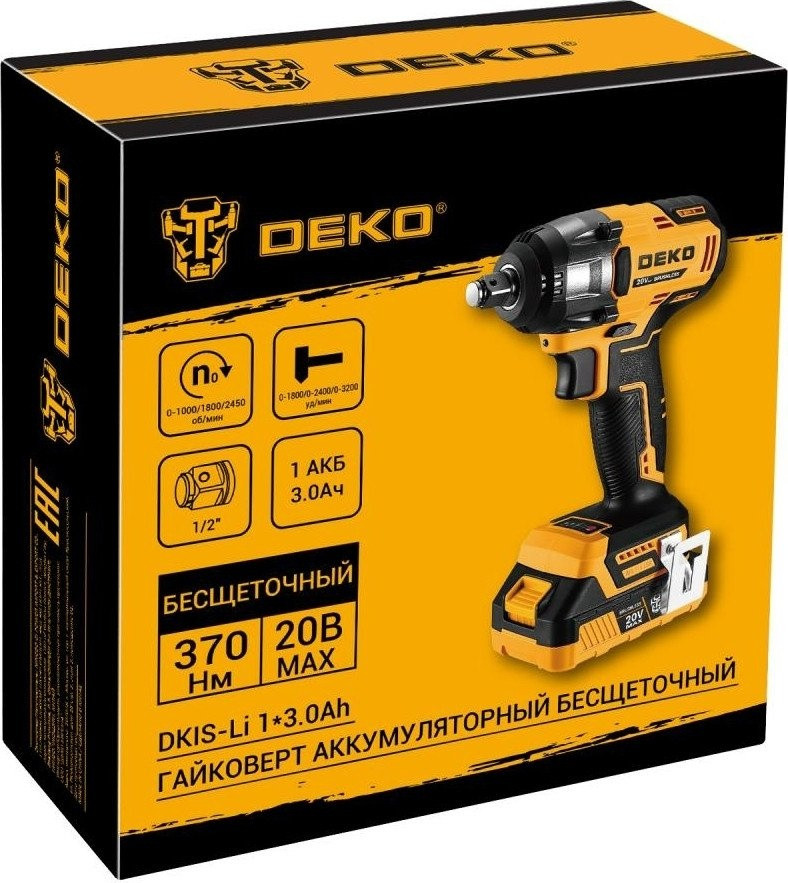 Гайковерт Deko DKIS-Li 083-1085 (с 1-им АКБ)