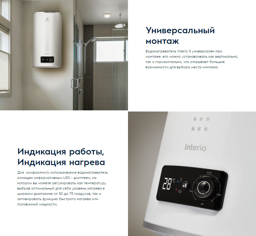Водонагреватель Electrolux EWH 30 Interio 3