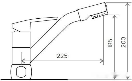 Смеситель Polygran Дуо (опал 328)