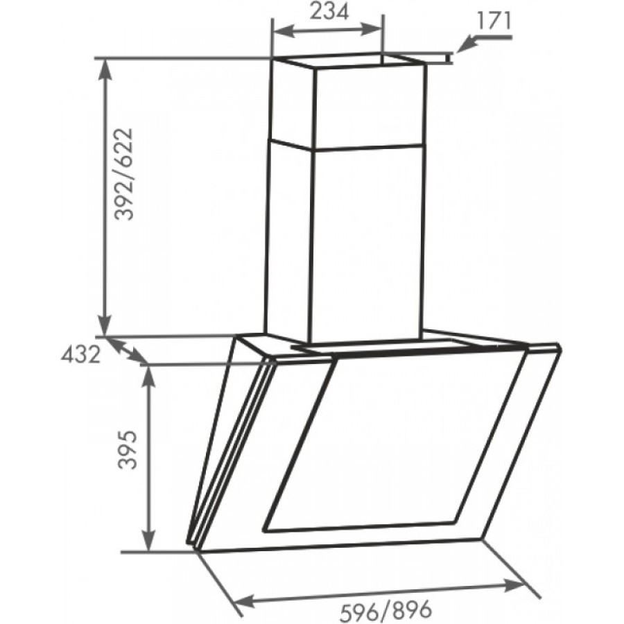 Вытяжка ZorG Technology Titan 750 90 M бежевая