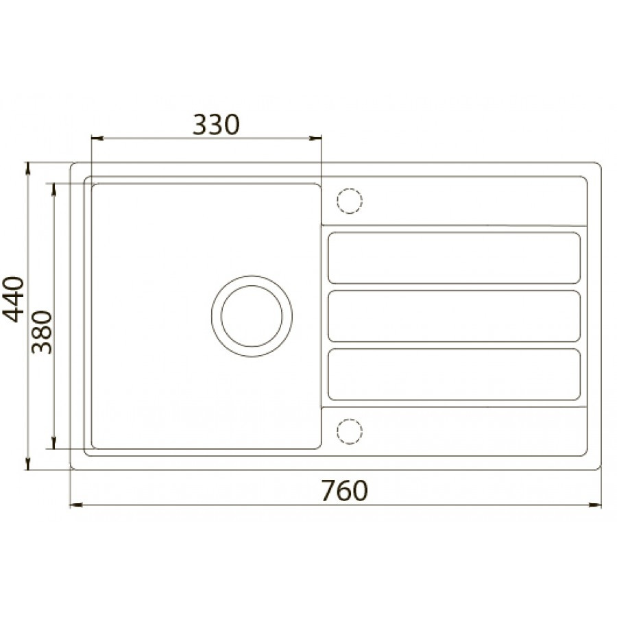 Кухонная мойка Zorg Eco 3 черный