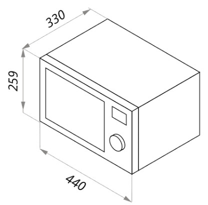 Микроволновая печь Maunfeld MFSMO.20.7SGB