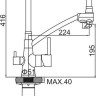 Смеситель Ledeme L4855D-12