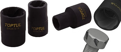 Набор торцевых головок Toptul GAAG0903 9 предметов