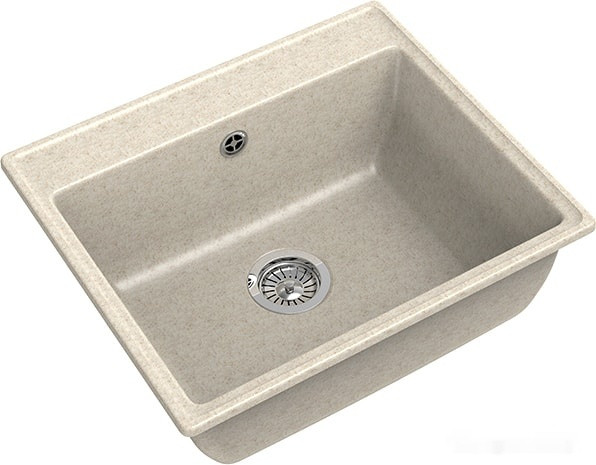 Кухонная мойка GranFest GF-V-580 (бежевый)