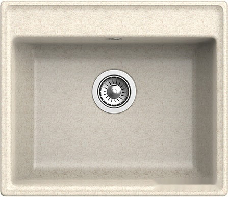 Кухонная мойка GranFest GF-V-580 (бежевый)